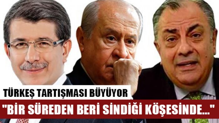 Ahmet Davutoğlu'na MHP'den sert yanıt: "Bir süreden beri sindiği köşesinde..."