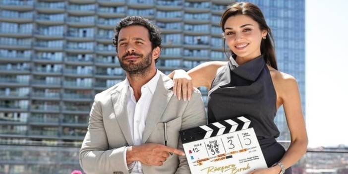 Hande Erçel ve Barış Arduç Sete Çıktı! Setten İlk Görüntüler Geldi