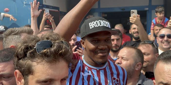 Trabzon'da Nwakaeme coşkuyla karşılandı!