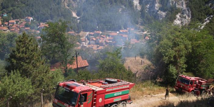 Tarihi Kütahya Kalesi'nde Yangın!