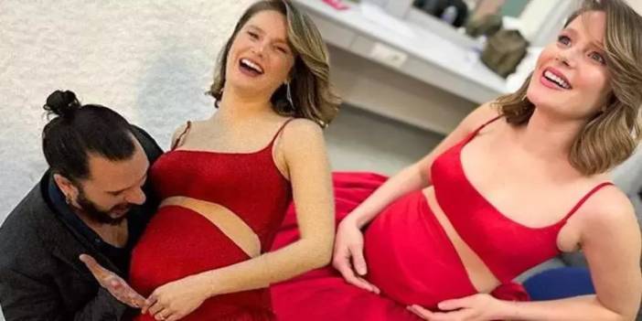 Burcu Biricik'ten Karnı Burnunda Pozlar