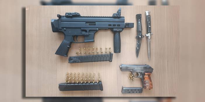 Tehdit ve yağma operasyonunda "MP5 Akrep" ele geçirildi