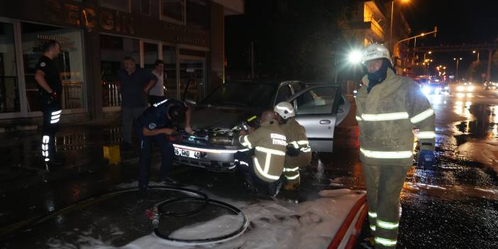 Gece yarısı evine doğru yol alırken hayatının şokunu yaşadı