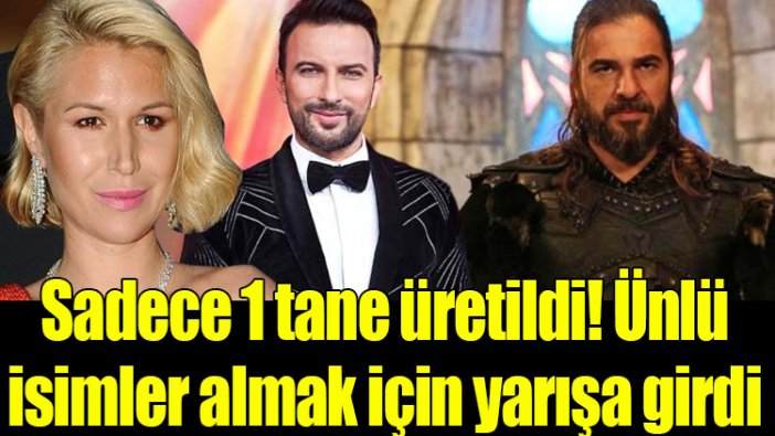 Sadece 1 tane üretildi! Ünlü isimler almak için yarışa girdi