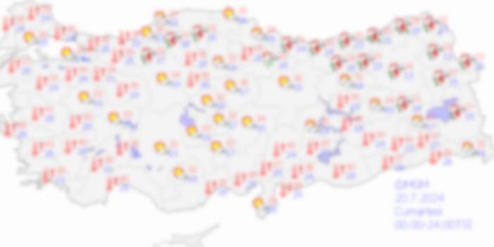 Sanki İki Ülkenin Haritası Gibi: Meteorolojiden Aynı Anda Hem Yüksek Sıcaklık Hem Sağanak Yağış Uyarısı!