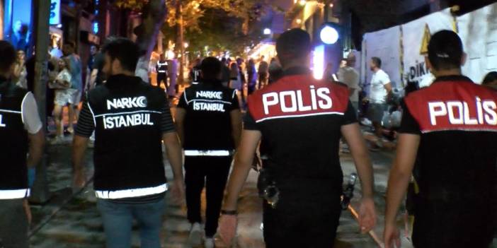 Nişantaşı'nda polis ara sokaklarda 'alkol denetimi' yaptı