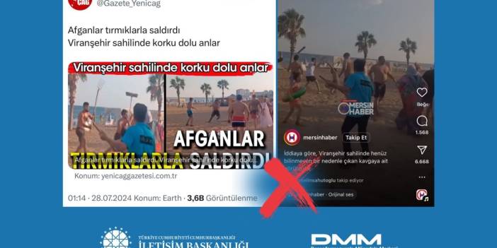 İletişim Başkanlığı Afganların Türklere saldırdığı haberlerini yalanladı