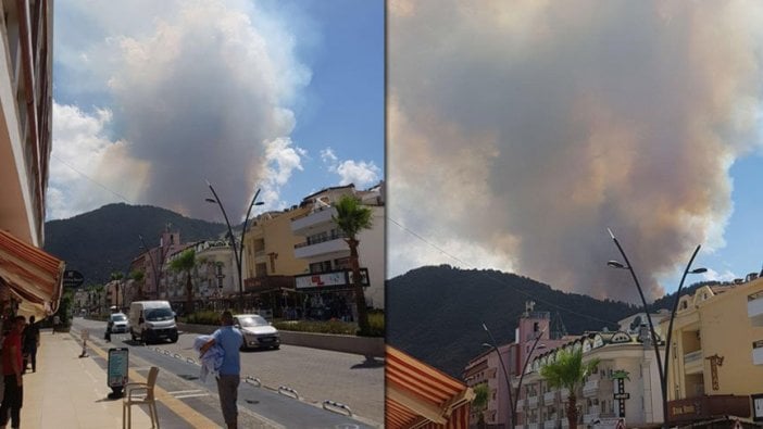 Şimdi de Marmaris: Tatil cenneti alev alev