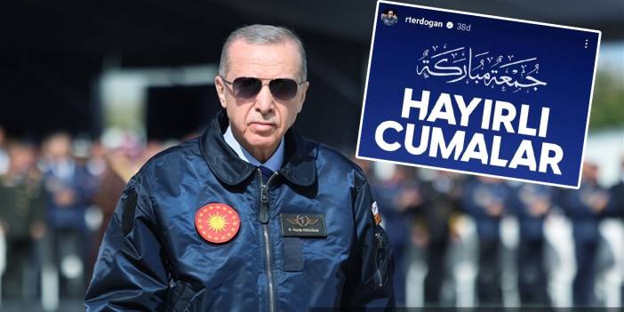 Erdoğan Instagram'dan önce paylaştı, sonra sildi