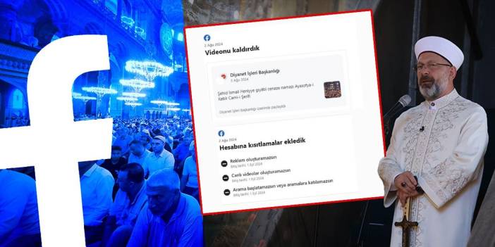 Facebook, Diyanet İşleri Başkanlığı'nın hesabını kısıtladı!