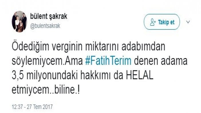 Bülent Şakrak ve Emre Kınay'dan Fatih Terim'e sert tepki