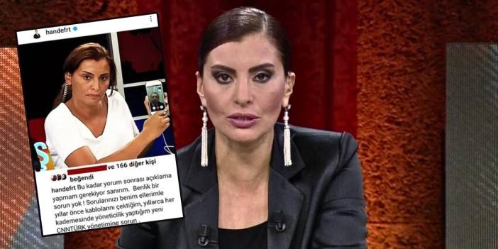 Hande Fırat o paylaşımını silmek zorunda kaldı!  "Kablolarını çektiğim CNN Türk'e sorun"