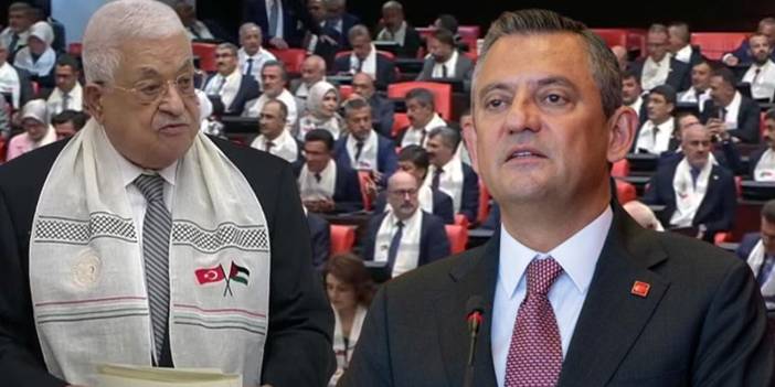 CHP Lideri Özel, Mahmud Abbas ile görüştü