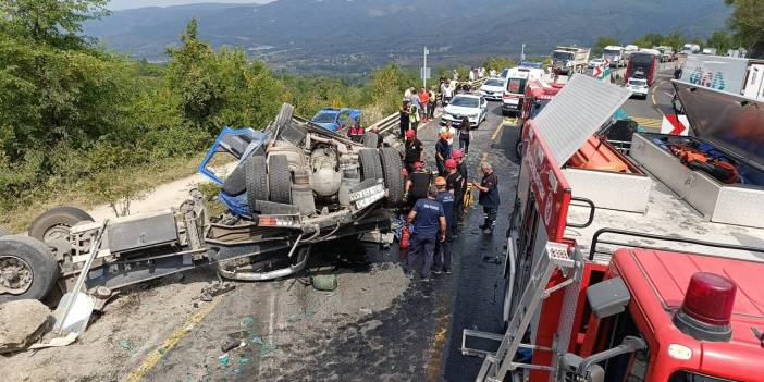 Bolu Dağı'nda katliam gibi kaza!