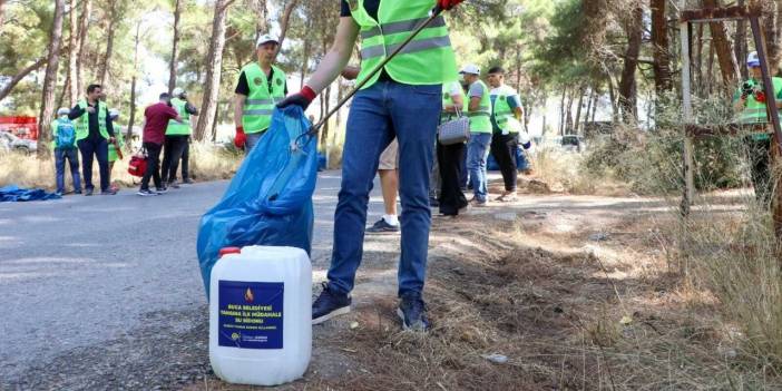 Buca’da orman yangını riskine karşı büyük temizlik