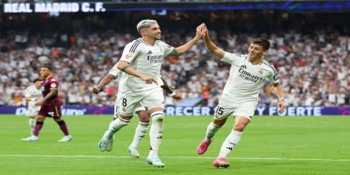 Arda Güler ilk 11'de başladı: Real Madrid 3 paunı 3 golle aldı