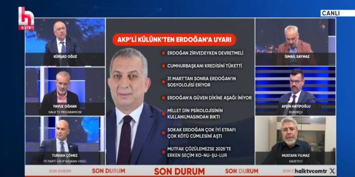 Erdoğan Kasım Gülpınar ile görüştü! Mustafa Yılmaz Halk TV'ye açıkladı