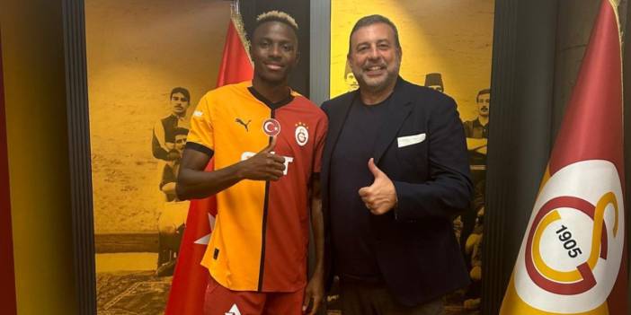 Victor Osimhen, Galatasaray formasını giydi!