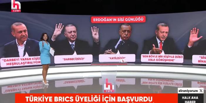 Ece Üner Erdoğan'ın Sisi günlüğünü canlı yayında açıkladı