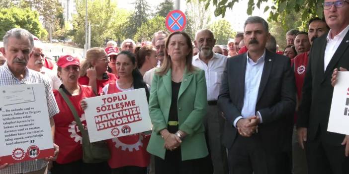 Devrimci Sağlık-İş'in Bakanlık önündeki oturma eylemi 10'uncu gününde