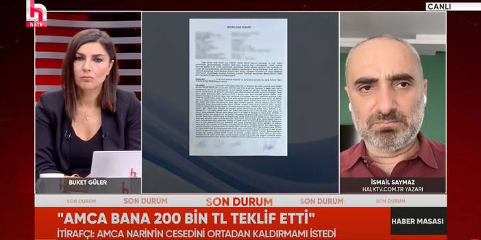 Narin'in cesedinin bulunması olayında yeni gelişme ortaya çıktı! İsmail Saymaz canlı yayında açıkladı