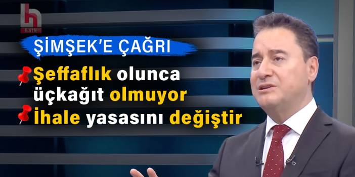 Ali Babacan: Dövizi enflasyonu Erdoğan patlattı