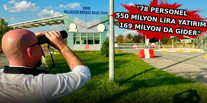 Altı yıldır uçak inmeyen havalimanında 78 kişi çalışıyor