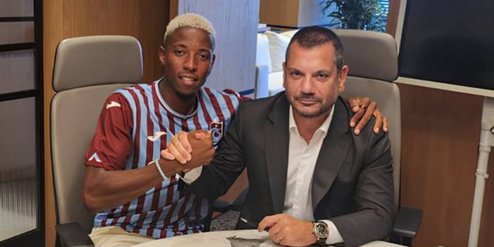 Trabzonspor'un yeni transferi imzayı attı