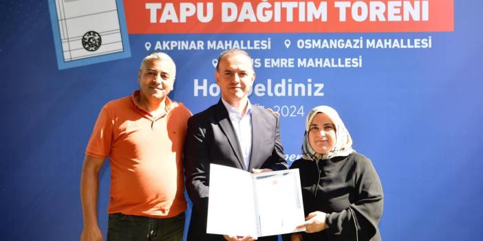 Sancaktepe'de 49 hak sahibi tapularına kavuştu