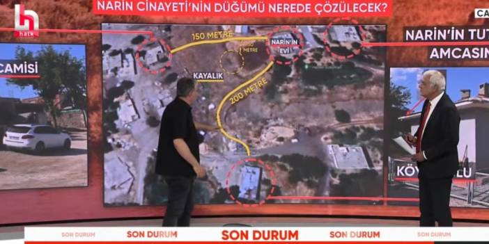 Narin cinayetinde flaş senaryo Halk TV Açıkça programında anlatıldı