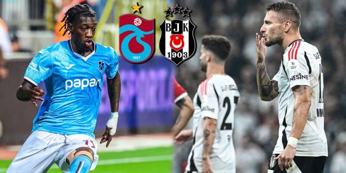 Trabzon Beşiktaş maçında 11'ler açıklandı. Büyük sürpriz