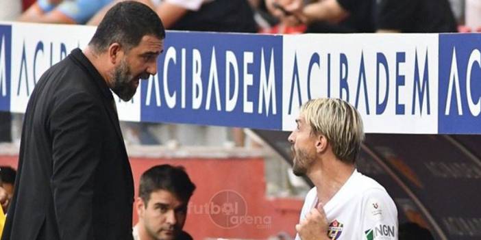 Eyüpspor maçında Arda Turan Caner Erkin gerginliği