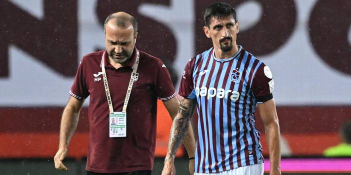 Trabzonspor'da sakatlık. Maça devam edemedi