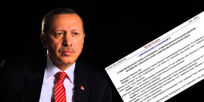 Erdoğan bırakıyor mu? Resmi Gazete'de yayımlandı