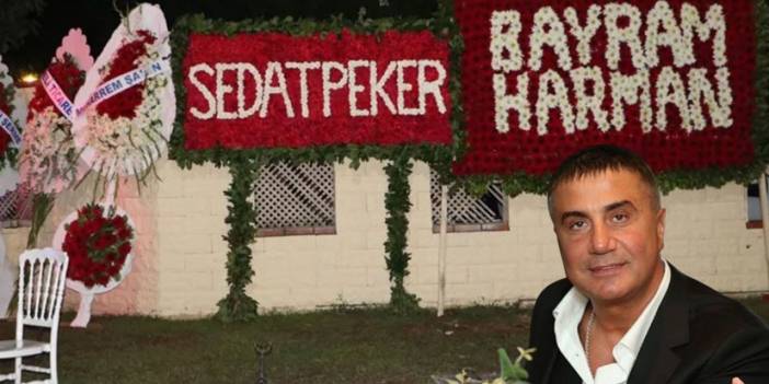 Sedat Peker’den eski MHP’li ismin oğlunun sünnet düğününe çelenk