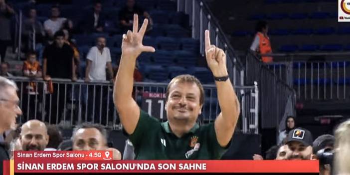 Ergin Ataman Galatasaray'a fark attığı maçta Fenerbahçe'ye gönderme yaptı