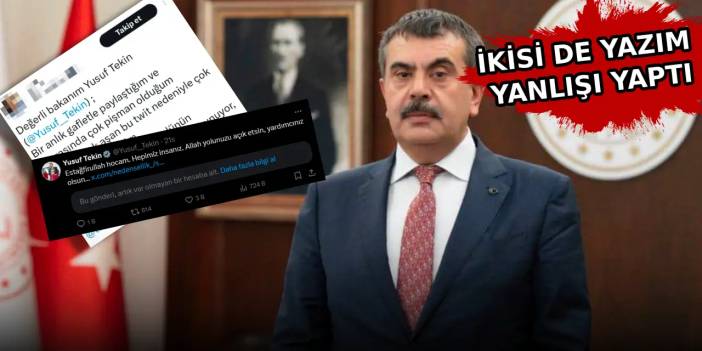 Öğretmenden Milli Eğitim Bakanı Yusuf Tekin'e: İstediği kadar anırsın