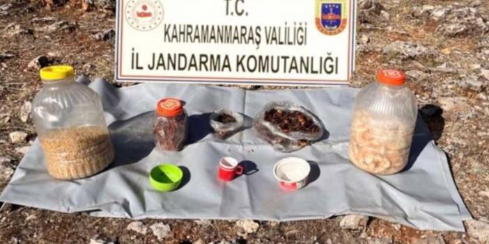 Kahramanmaraş'ta PKK'ya ait yaşam malzemesi ele geçirildi