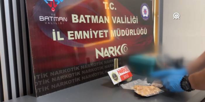 Batman'da yolcu otobüsünde uyuşturucuyla yakalanan şüpheli tutuklandı