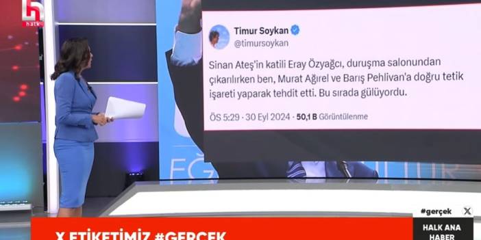 Sinan Ateş'in katili hakimlerin gözü önünde gazetecilere 'tetik' işareti yaptı