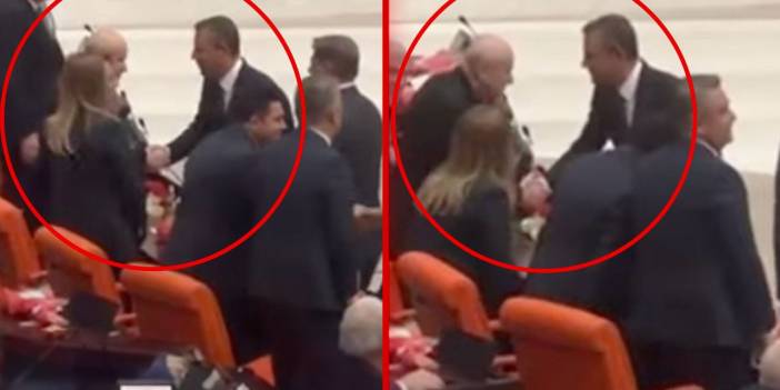 Özgür Özel ve Devlet Bahçeli tokalaştı