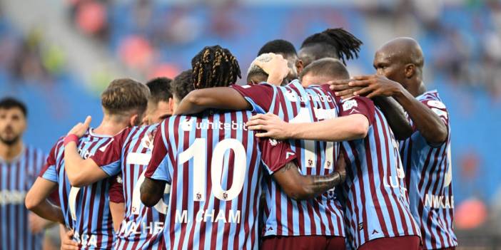 Trabzonspor'un Hatayspor maçı ilk 11'i belli oldu