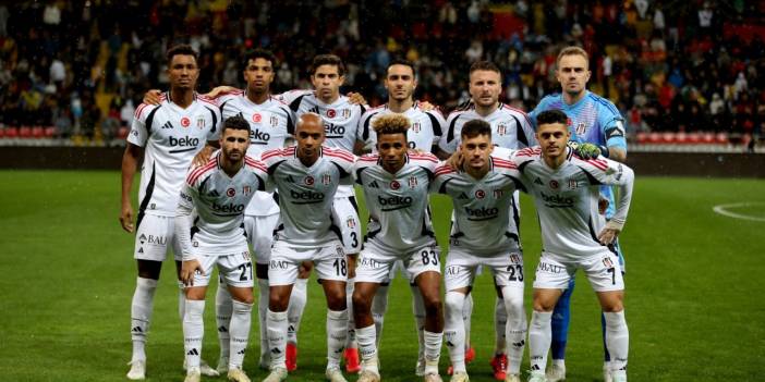 Beşiktaş'ın Gaziantep FK maçı ilk 11'i belli oldu