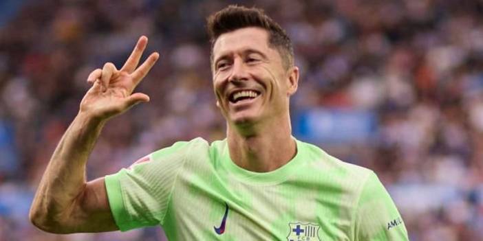 Lewandowski Alaves'i 25 dakikada bitirdi