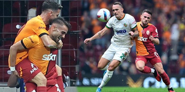 Galatasaray 3'lük attı. Alanyaspor'u Yunus Akgün avladı