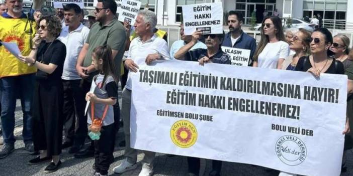 Taşımalı eğitim kısıtlandı veliler ayağa kalktı