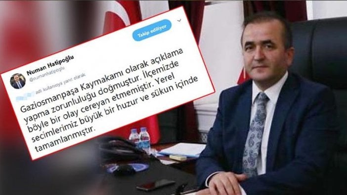 Yandaş medyanın provokatif haberine kaymakamdan yalanlama