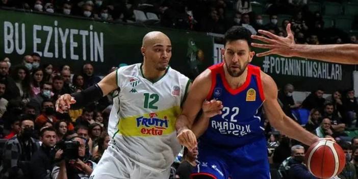 Anadolu Efes Bursaspor'u yıktı geçti