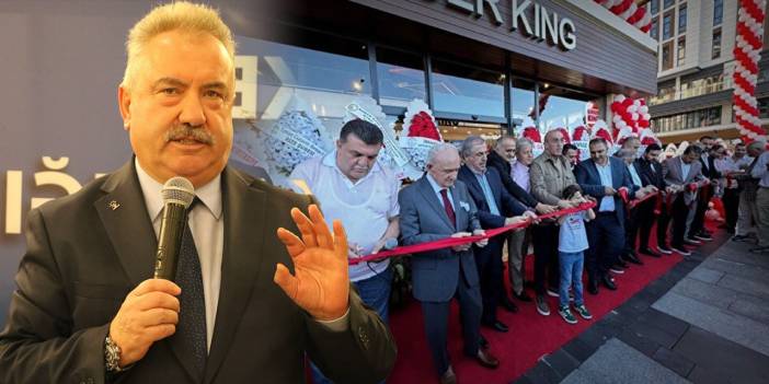 En fazla AKP Rize il başkanının karizması çizildi! Burgerci King açılışına katılanları savunmuştu