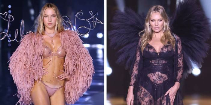 Anne kız Victoria's Secret podyumunu salladı